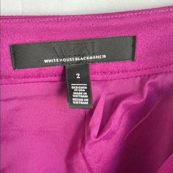 Faux Suede Fuchia Women's Boot Skirt - Picture 2 of 5